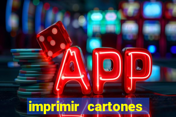 imprimir cartones de bingo